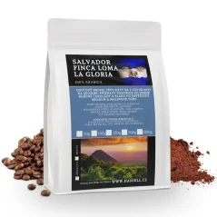 Káva Salvador Finca Loma La Gloria – 100% arabica, čerstvo pražená