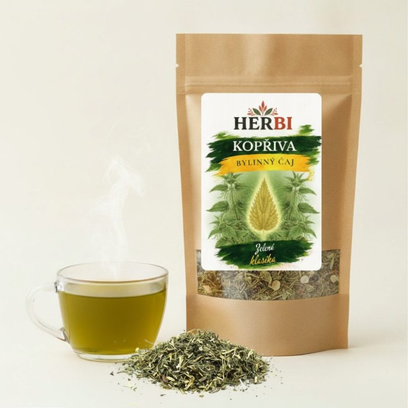 Kopřiva nať řezaná – bylina pro detox, imunitu a vitalitu - Hmotnost: 200 g