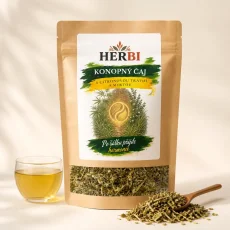 Konopný čaj s citrónovou trávou a myrtou