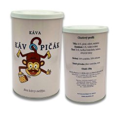 Dárková káva Kávopičák – silná směs arabiky a robusty