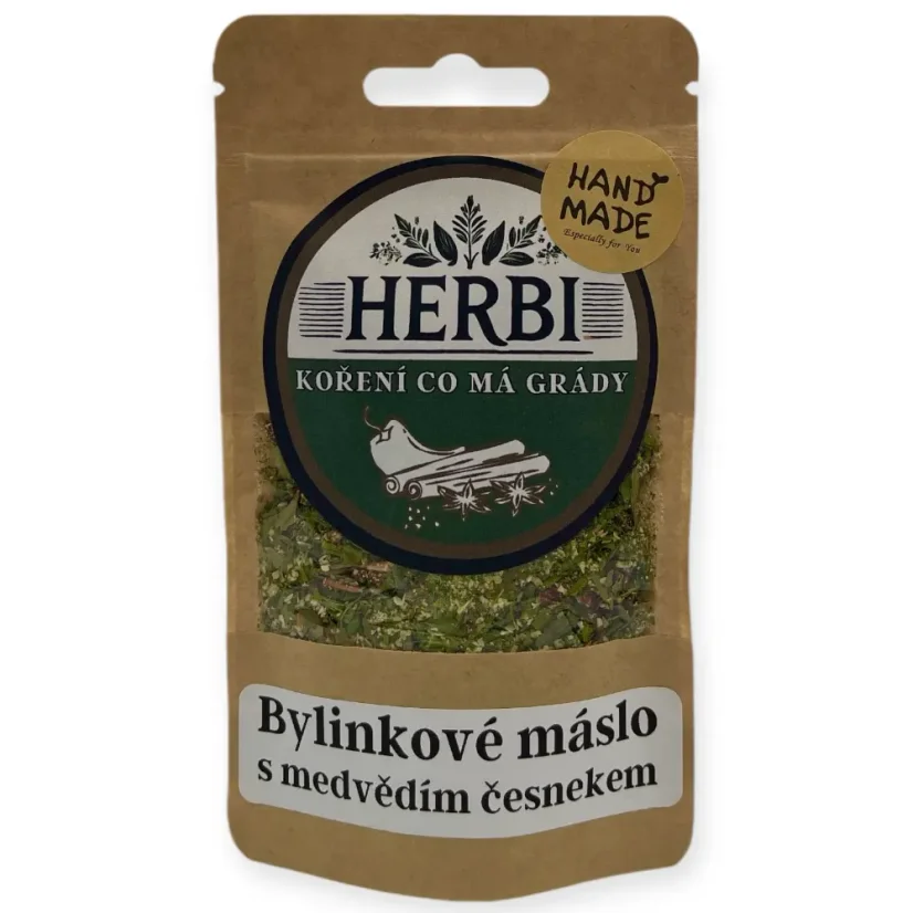 Bylinkové maslo s medvedím cesnakom