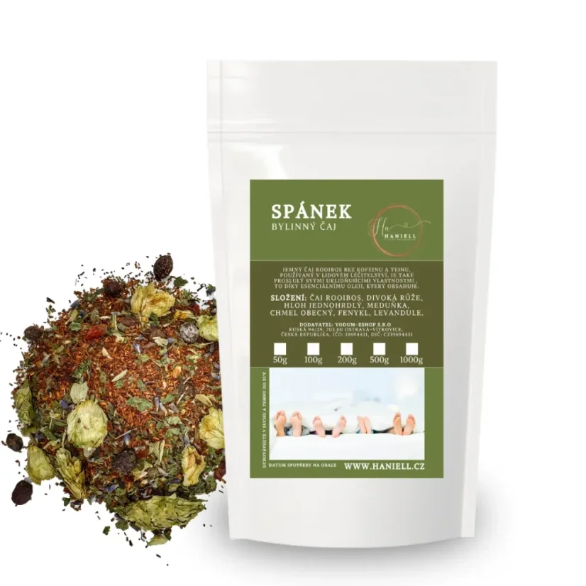Bylinný čaj Spánek s rooibosem, meduňkou a levandulí