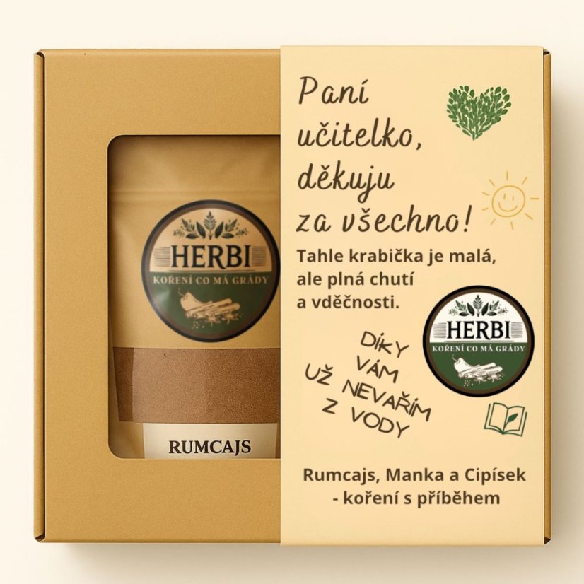 Dárková sada koření pro paní učitelku