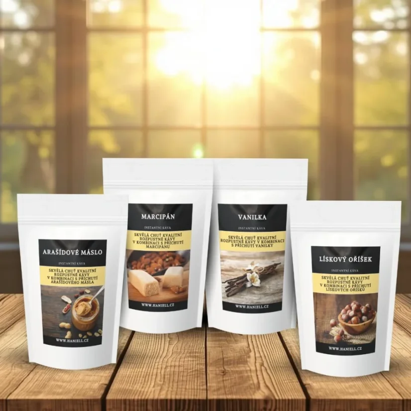 Degustačná sada rozpustnej kávy Orechové pokušenie