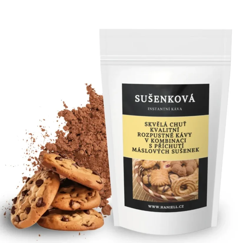 Rozpustná káva Sušenková – sladké potešenie s vôňou čerstvo upečených cookies Rozpustná káva Sušenková – sladké potešenie s vôňou čerstvo upečených cookies