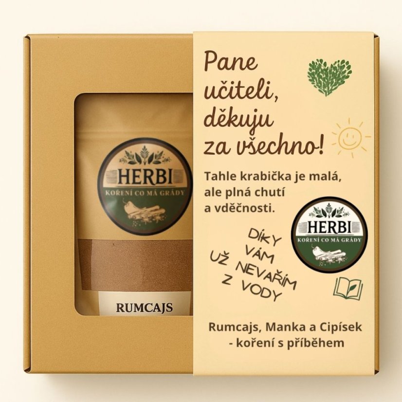 Dárková sada pro pana učitele – Rumcajs, Manka a Cipísek