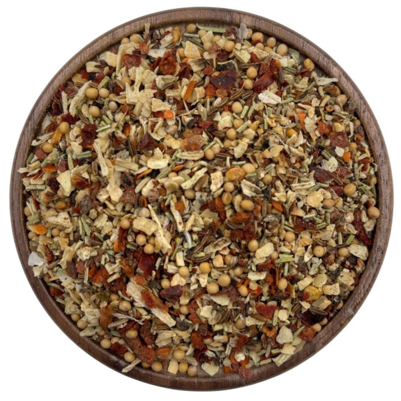 Grilovací koření bez soli hrubé, 100 g – výrazná chuť pro maso a zeleninu