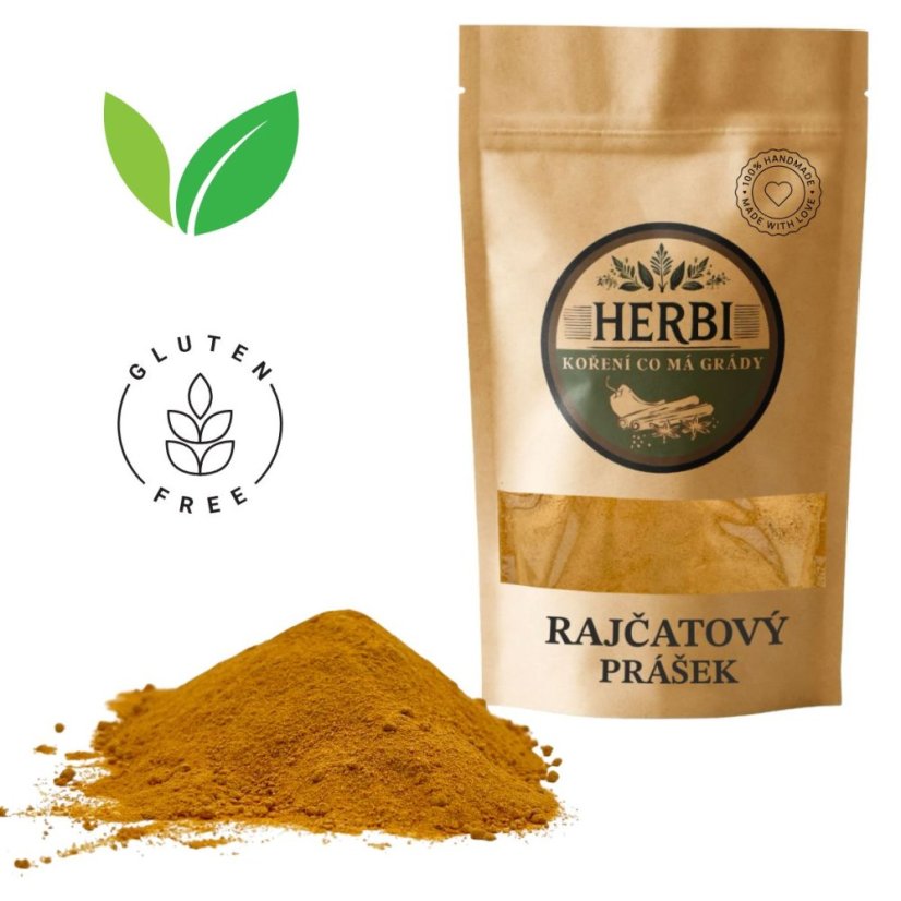 Rajčatový prášek, 100 g – koncentrovaná rajčatová chuť