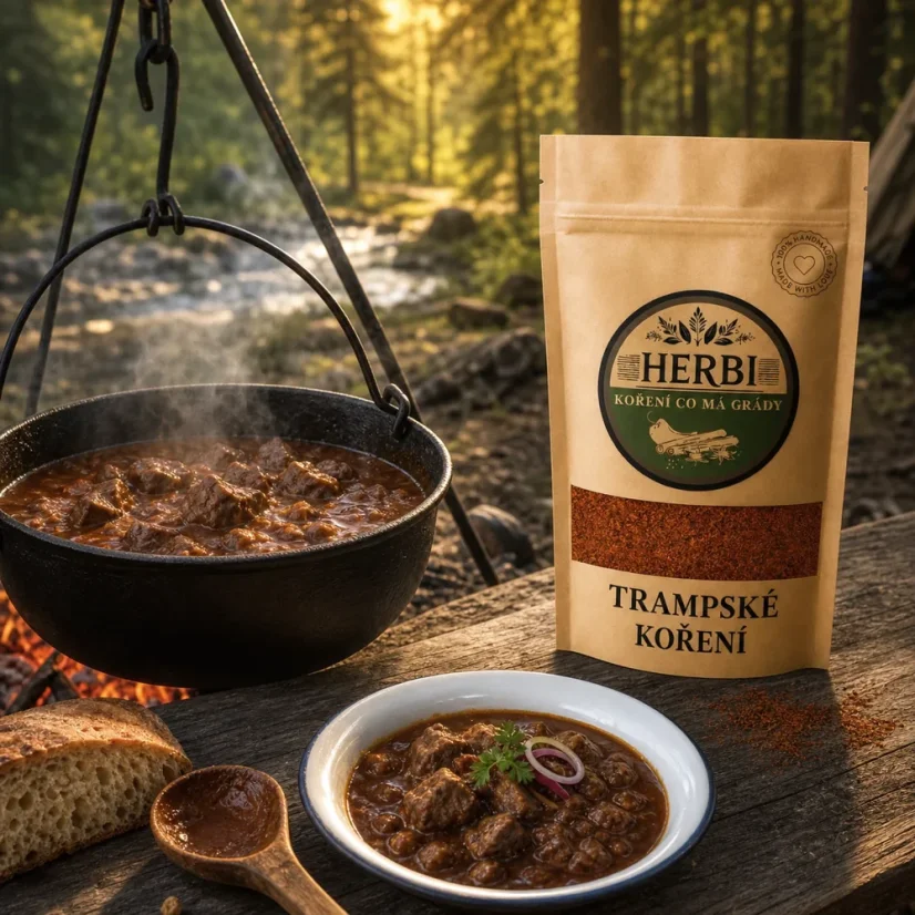 Trampské koření, 50 g – směs na guláš, maso a vajíčka