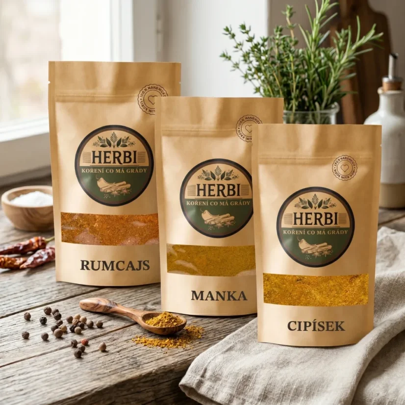 Degustačná výhodná sada: Rumcajs, Manka a Cipiesok - korenie s príbehom