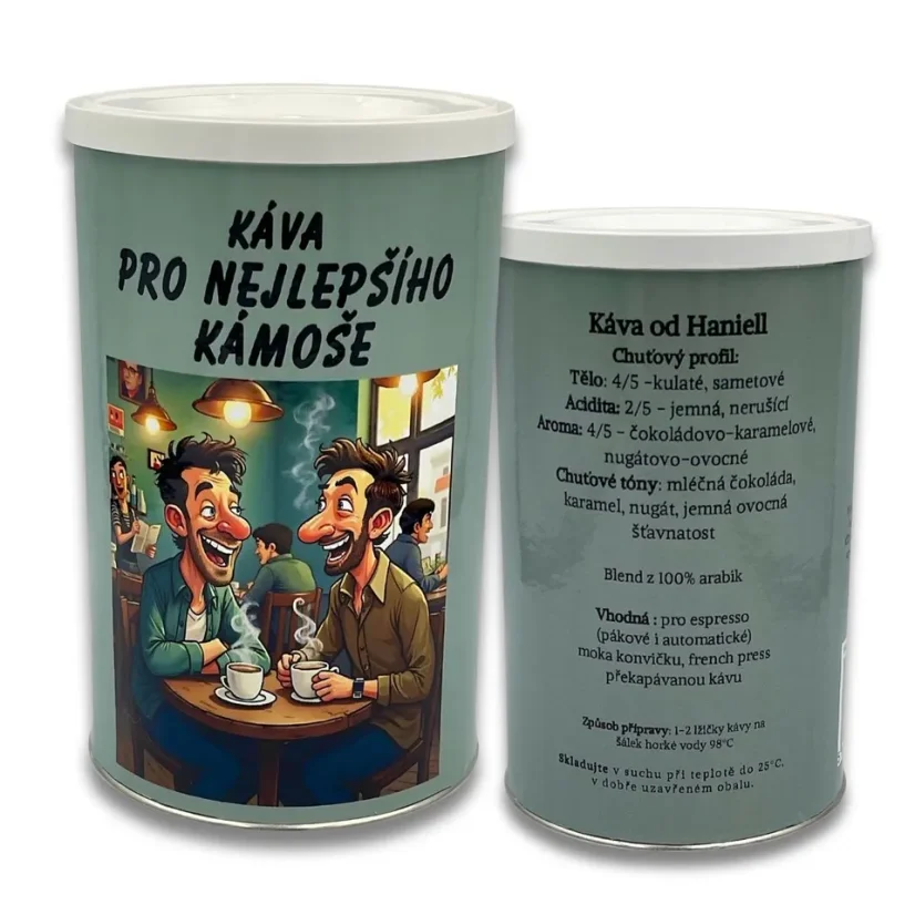 Darčeková káva Pre najlepšieho kamoša – pevný základ, čokoláda a jemný citrusový dozvuk - Pomlieť?: ÁNO