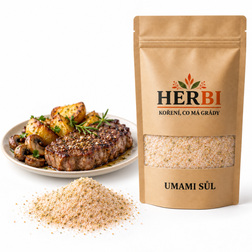 Umami soľ z Himalájí – piata chuť v jednej štipke - Hmotnosť: 50 g