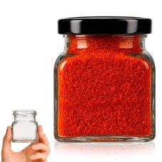 Sklenená korenička 120 ml – ideálne balenie pre poctivé korenie