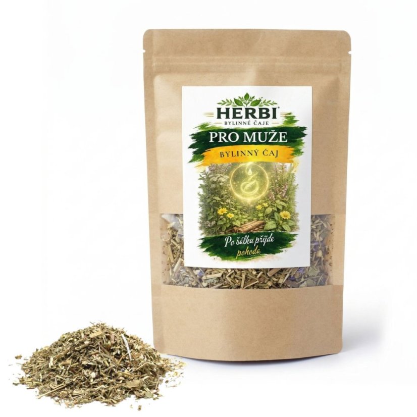 Bylinný čaj pro muže 50+ vitalita, mužská síla a rovnováha