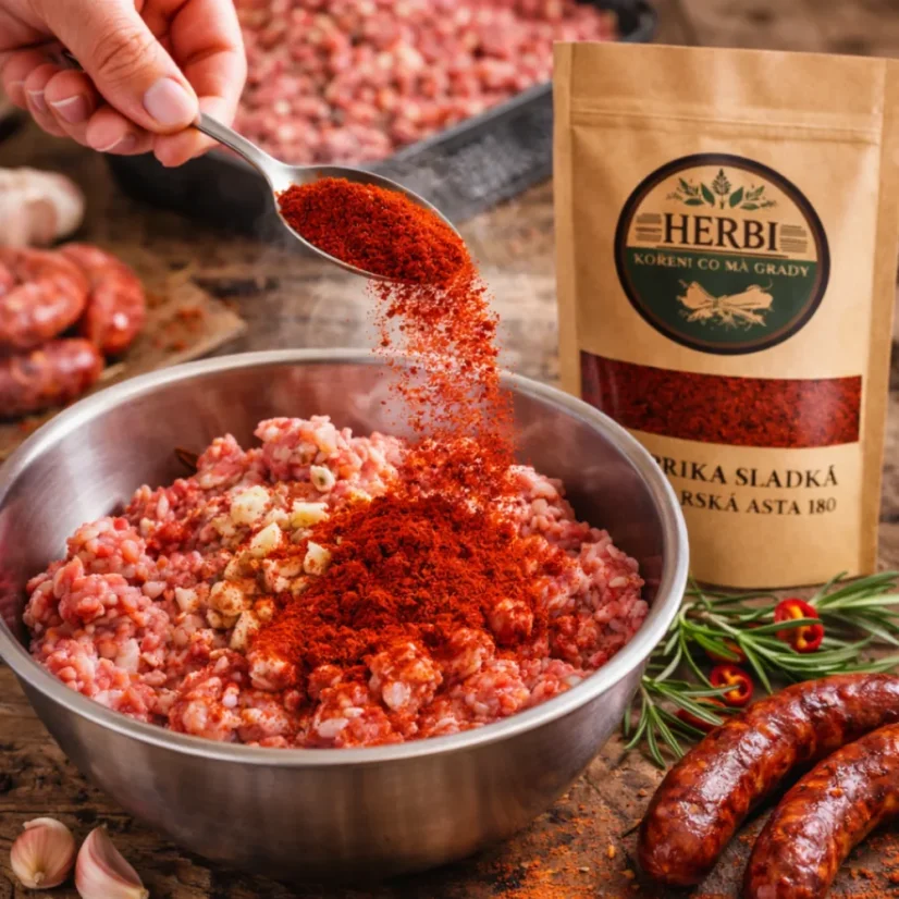 Paprika sladká maďarská ASTA 180 – pravá chuť Maďarska - Hmotnosť:: 750g