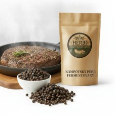 Kampotský pepř fermentovaný - zelený celý, 25 g