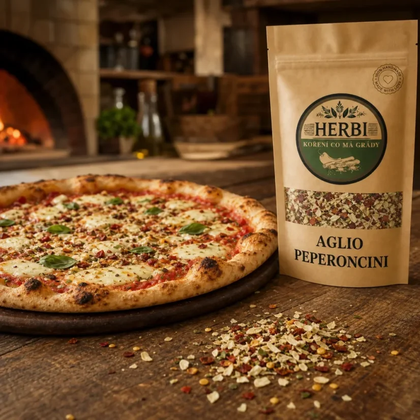 Aglio Peperoncini, 50 g – pikantní směs s česnekem a chilli