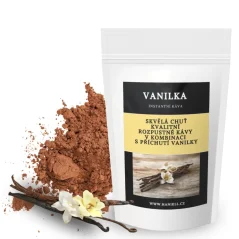 Rozpustná káva Vanilková – jemná káva s prirodzenou sladkosťou