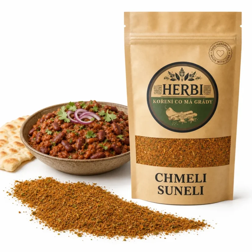 Chmeli Suneli, 50 g – tradiční gruzínské koření na maso, zeleninu i polévky