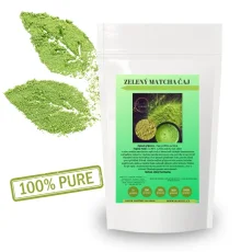 Zelený čaj Matcha – jemne mletý čistý čaj ceremonial typu