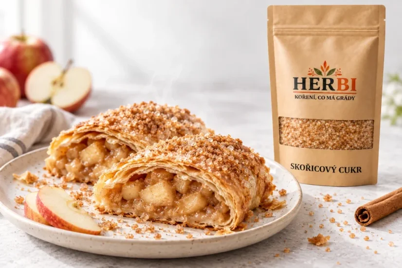 Skořicový cukr, 100 g – s cejlonskou skořicí na palačinky i pečení - Hmotnost: 100 g
