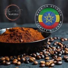 Mletá káva Etiopie Djimmah – 100% arabica z regionu Djimmah v Etiopii. Mletá káva Etiopie Djimmah – 100% arabica z regionu Djimmah v Etiopii.