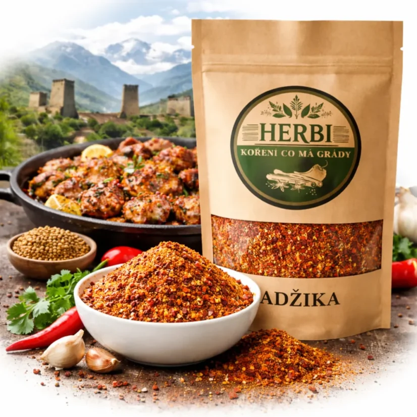 Adžika, 50 g – kaukazské korenie na mäso, gril a zeleninu