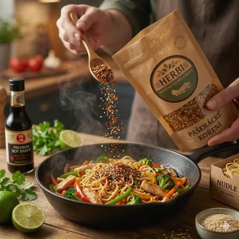 Pašerácké koření, 50 g – aromatická bylinková směs pro dušená jídla