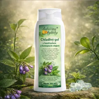 Kostivalový gel s konopným olejem 300 ml