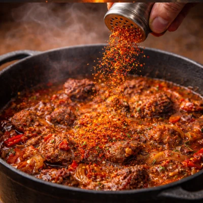 Detail štruktúry zmesi HERBI Kuchárka Pikant Detail zmesi HERBI Kuchárka Pikant