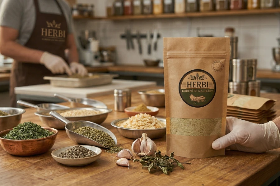 Kvalitné doypack vrecká HERBI s korením