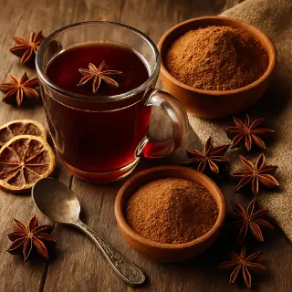 Badyán HERBI v kuchyni Badyán mletý na vánoční pečení