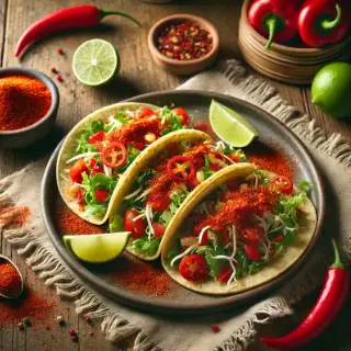 Red jalapeño chilli prášek