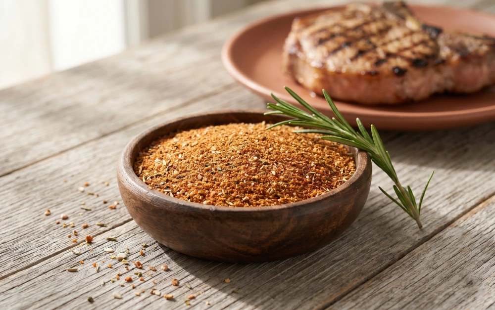 Detail grilovacího koření Barbecue gril Herbi – paprika, chilli a bylinky