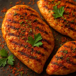 Jídlo s paprikovým dekoračním kořením HERBI