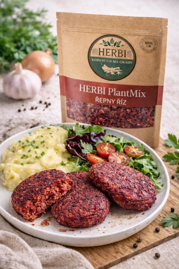 HERBI PlantMix Řepný říz – bezmasý řízek