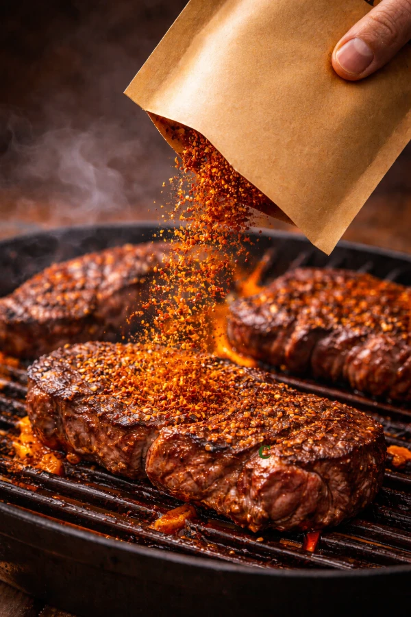 Jemne pikantná dochucovacia zmes na mäso a grilovanie HERBI Kuchárka Pikant – dochucovacia zmes