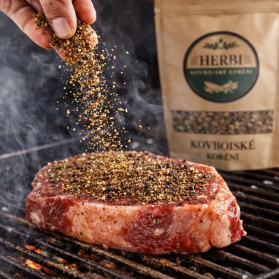 Detail zmesi Kovbojské korenie s vôňou údirne