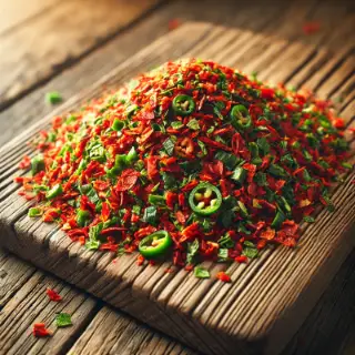 Jalapeño drcené – středně pálivé chilli pro univerzální použití Jalapeño drcené