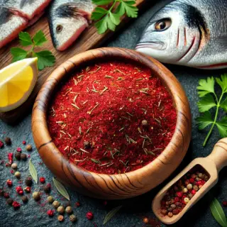 Koření na ryby červené