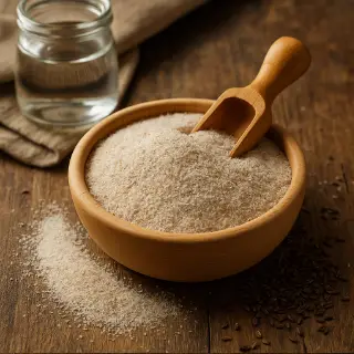 Mleté psyllium