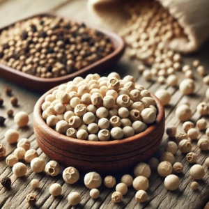 Biely mletý korenie – jemné a aromatické korenie