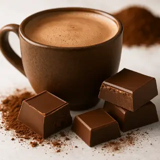 Instantní čokoládová káva s jemnou chutí Čokoládová káva