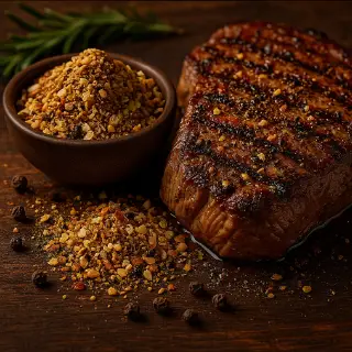 Dekorační koření na steak