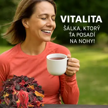 Pitie bylinného čaje Vitalita