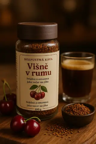 Káva Višne v rume