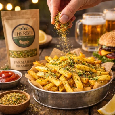 Detail struktury směsi Farmářské brambory