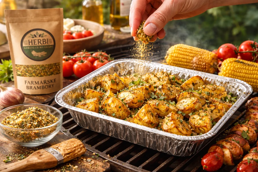 Farmářské brambory – podávání